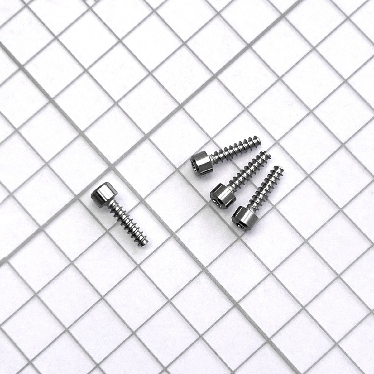 Screw KIT bezel for Garmin Fenix 8 (51 mm)(4 pcs silver) New