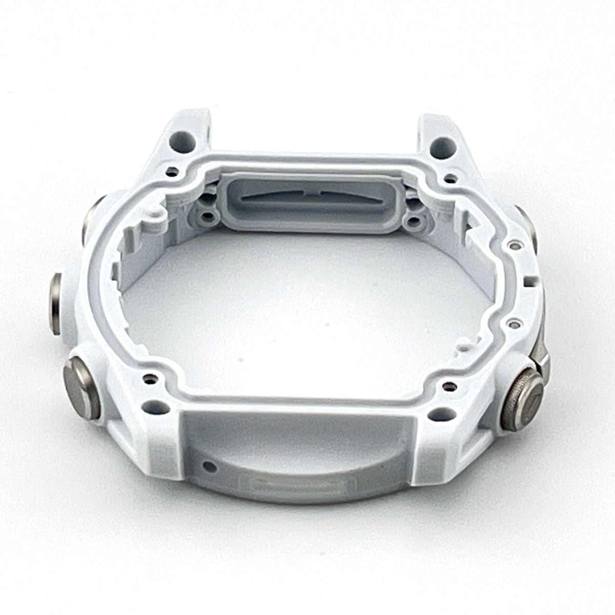 Middle case for Garmin Fenix 8 (43 mm) with buttons (white/silver) New