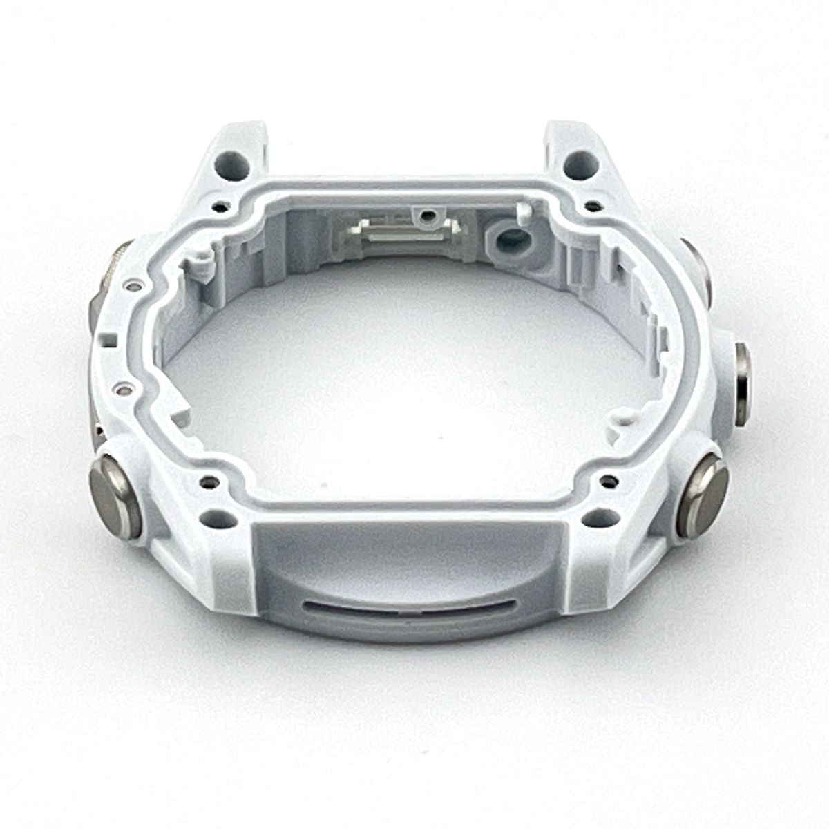 Middle case for Garmin Fenix 8 (43 mm) with buttons (white/silver) New