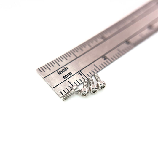 Screw KIT bezel for Garmin Fenix 7X (4 pcs silver) New