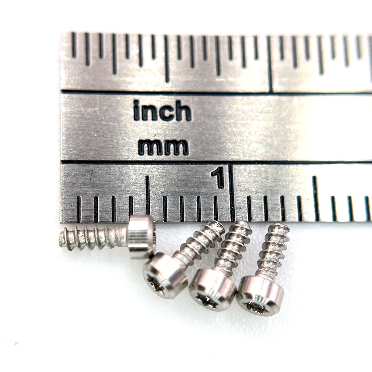 Screw KIT bezel for Garmin Fenix 7X (4 pcs silver) New
