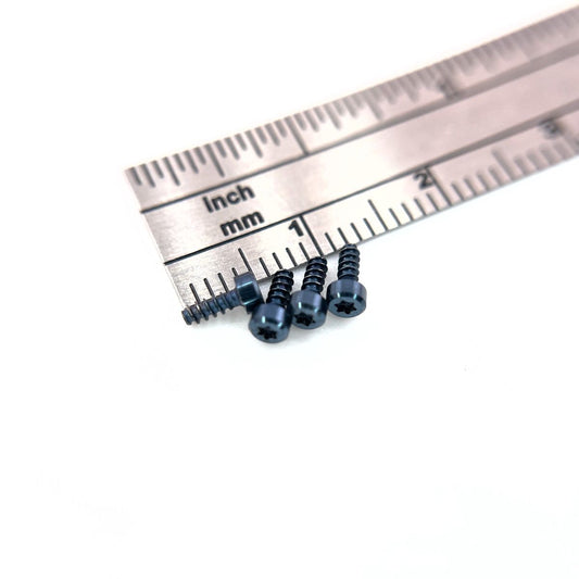 Screw KIT bezel for Garmin Fenix 7X (4 pcs blue) New