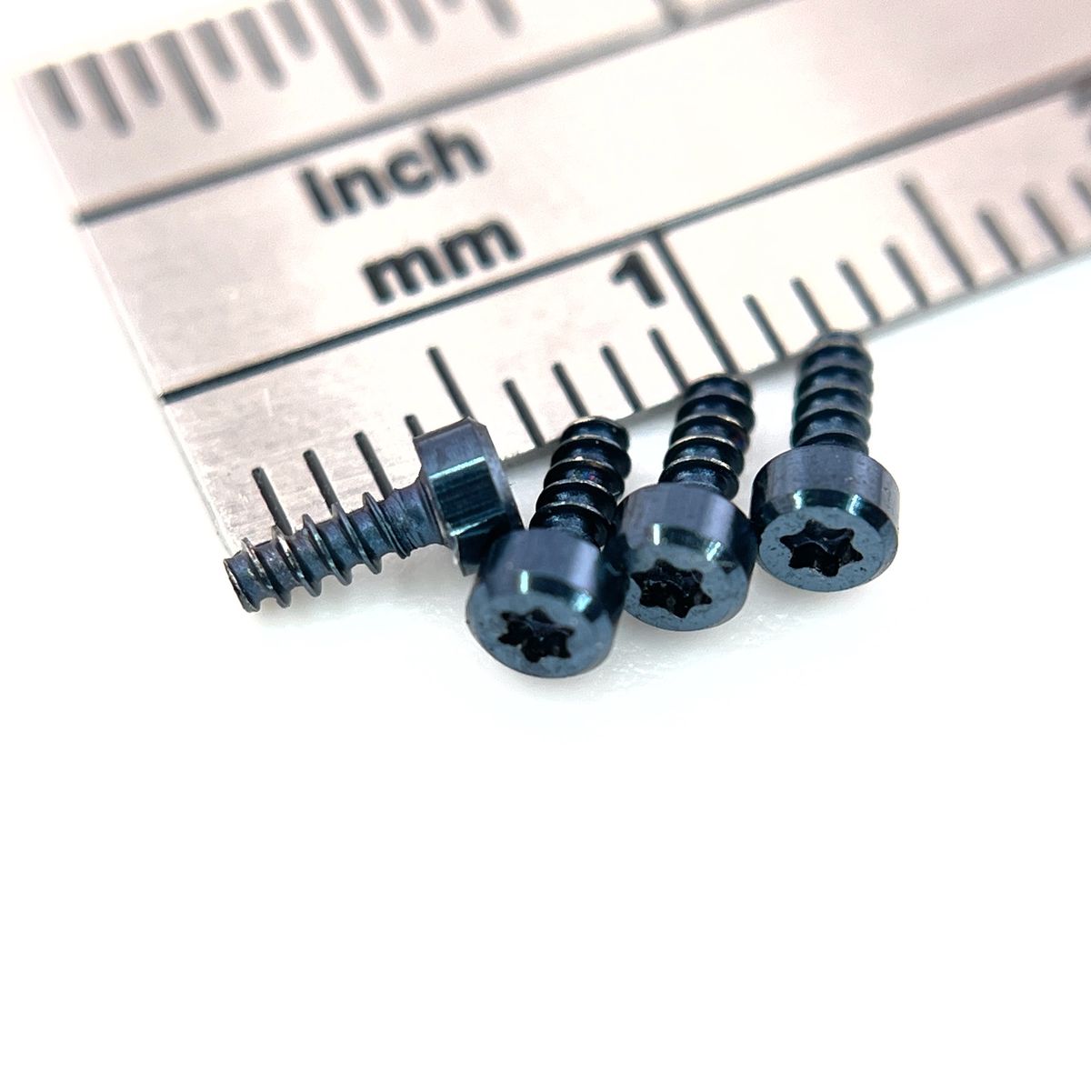 Screw KIT bezel for Garmin Fenix 7X (4 pcs blue) New