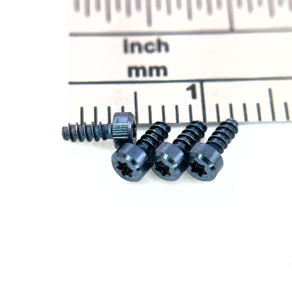 Screw KIT bezel for Garmin Fenix 7X (4 pcs blue) New