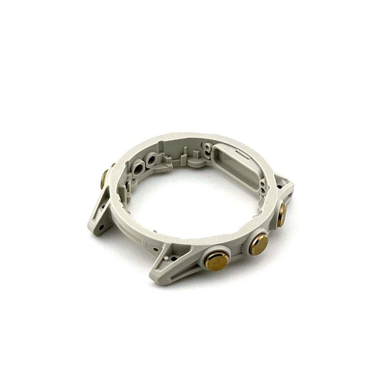 Middle case for Garmin Fenix 8 (43 mm) with buttons (white/soft gold) New