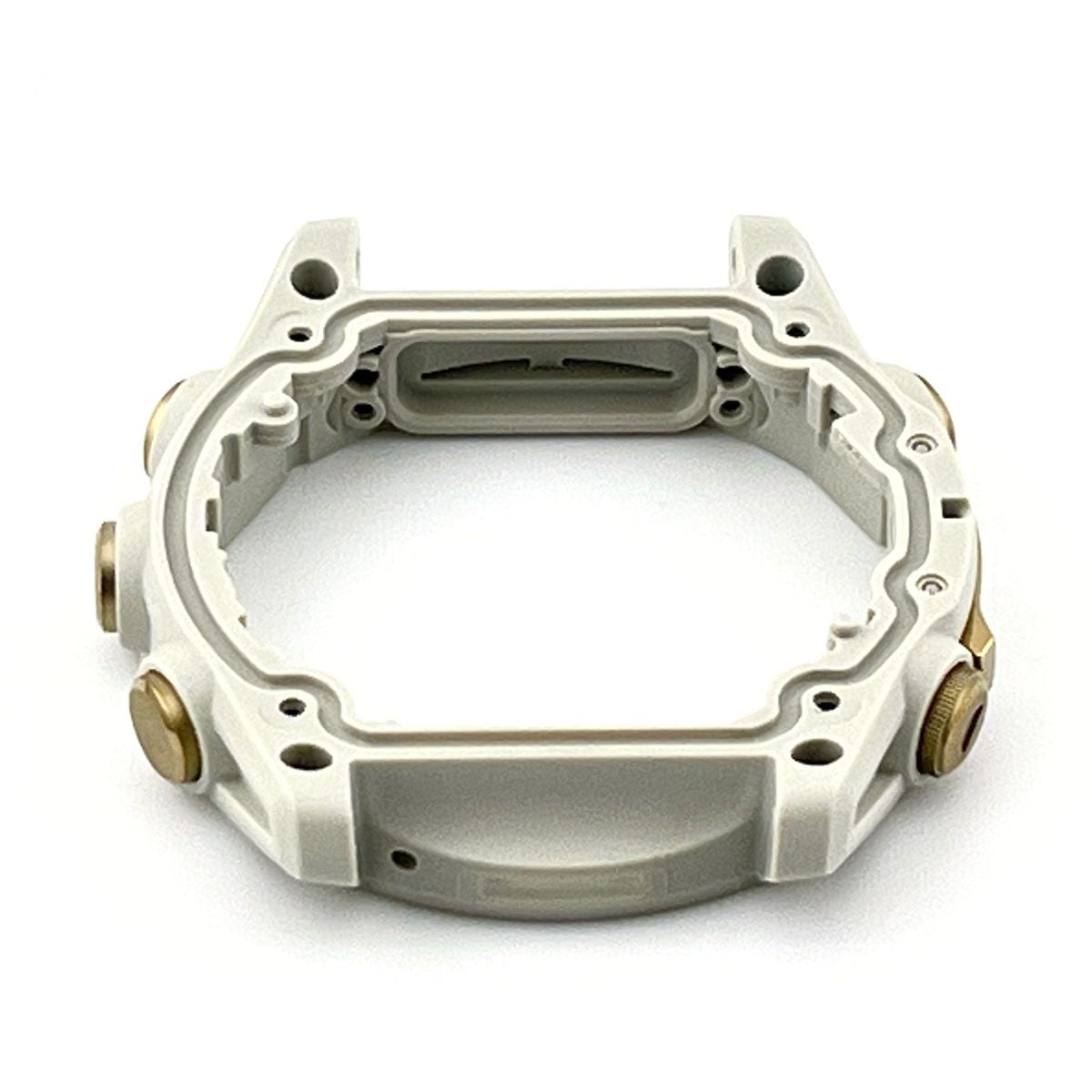 Middle case for Garmin Fenix 8 (43 mm) with buttons (white/soft gold) New