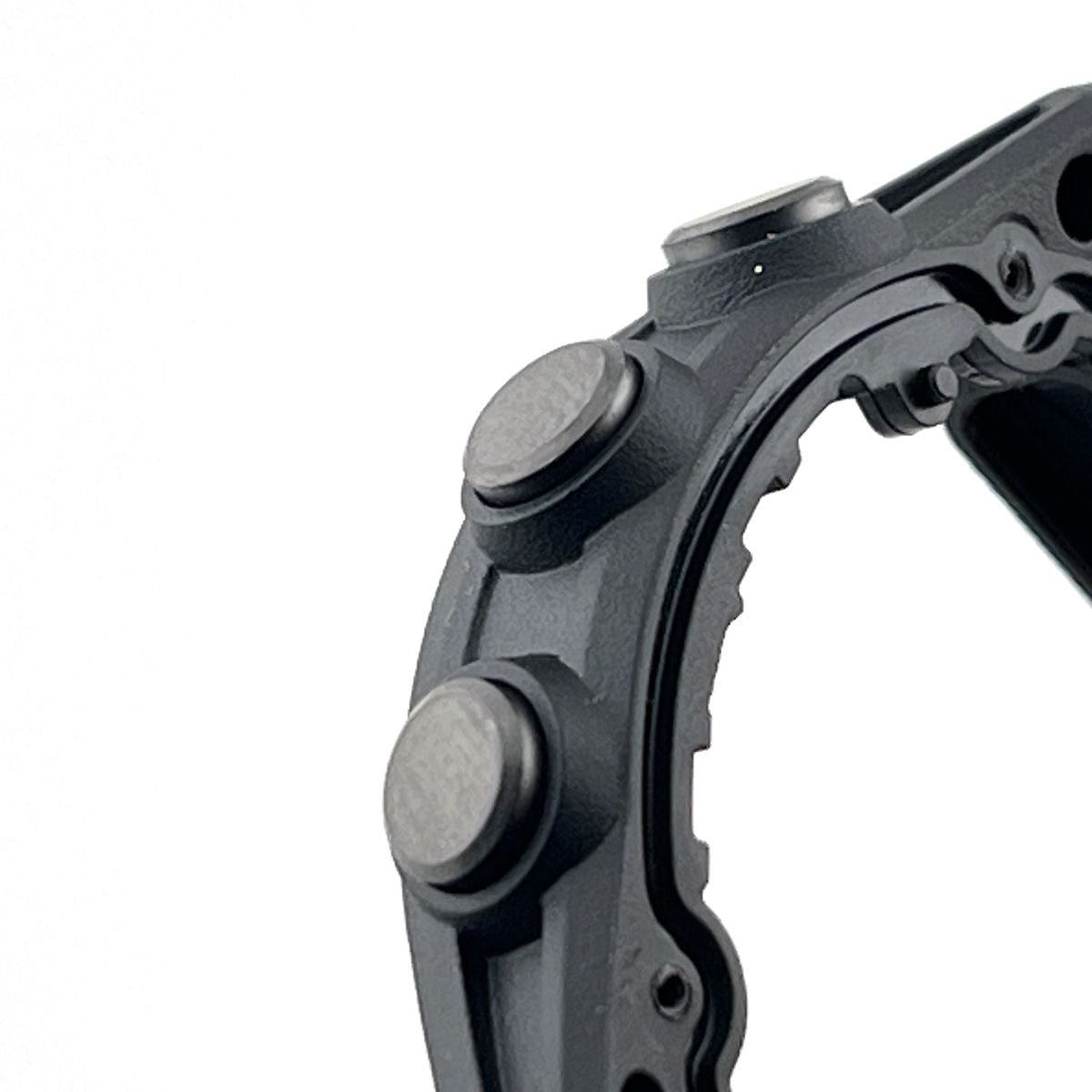 Middle case for Garmin Fenix 8 (43 mm) with buttons (black/gray) New