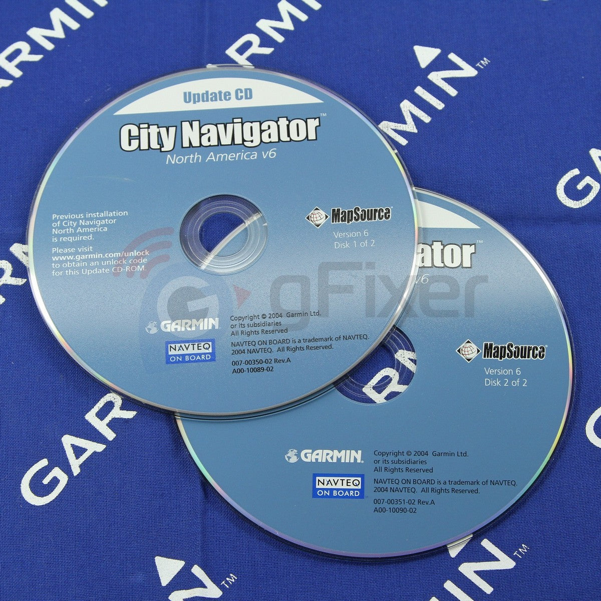 Software for Garmin City Navigator North America v6 - 2cd  Used