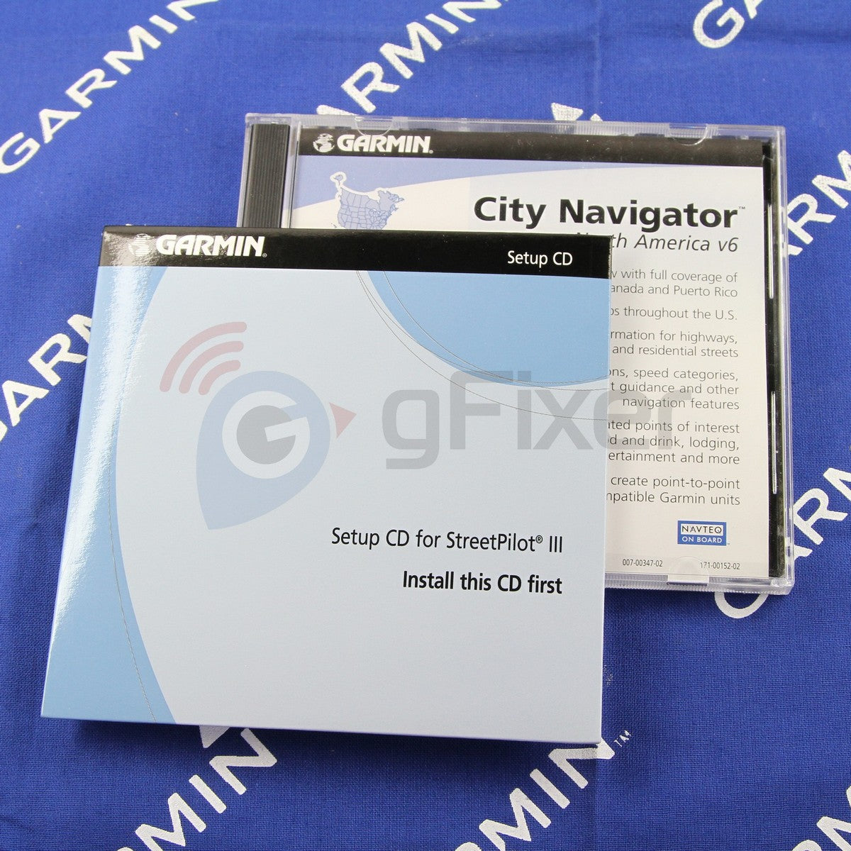 Software for Garmin StreeetPilot 3. MapSource-City Navigator-North America v.6.02  Used