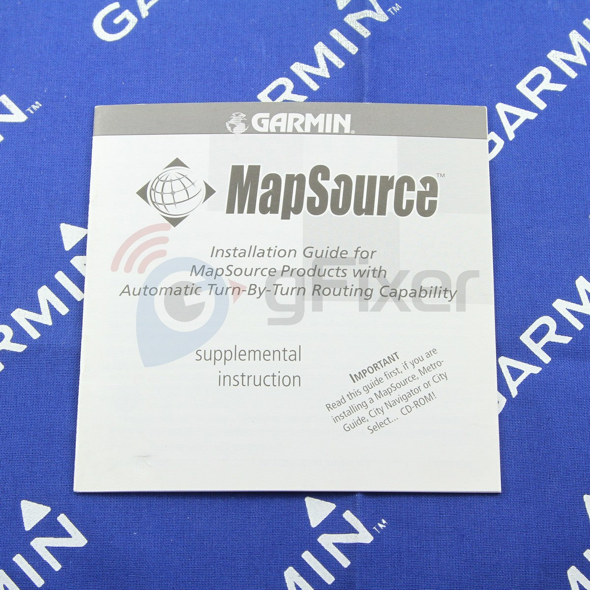 Glass Mapsource installation guide for Garmin MapSource Used – gFixer store