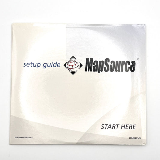 Software for Garmin MapSource setup cd-city select v.2.01  Used