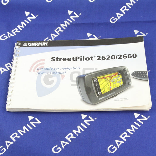 owner's manual for Garmin StreetPilot 2620/2660  Used