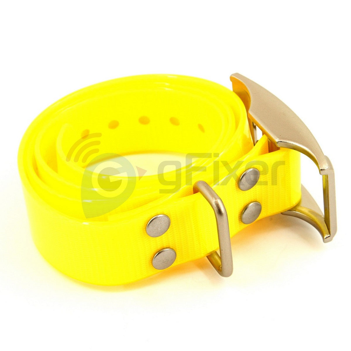 Replacement collar strap for Garmin T 5 (yellow) New