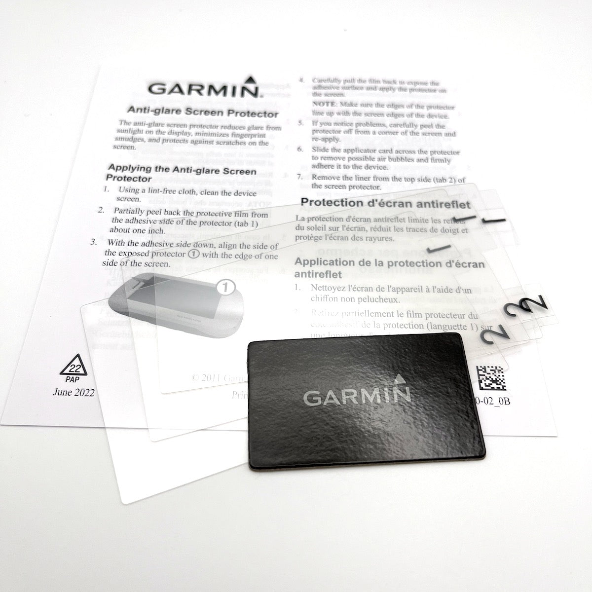 Anti-glare Screen Protectors for Garmin Montana 600 (kit include 3pcs films) New