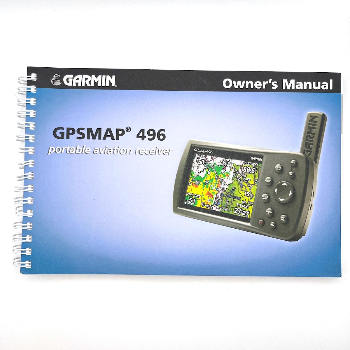 owner's manual for Garmin GPSMAP 496 (English) Used