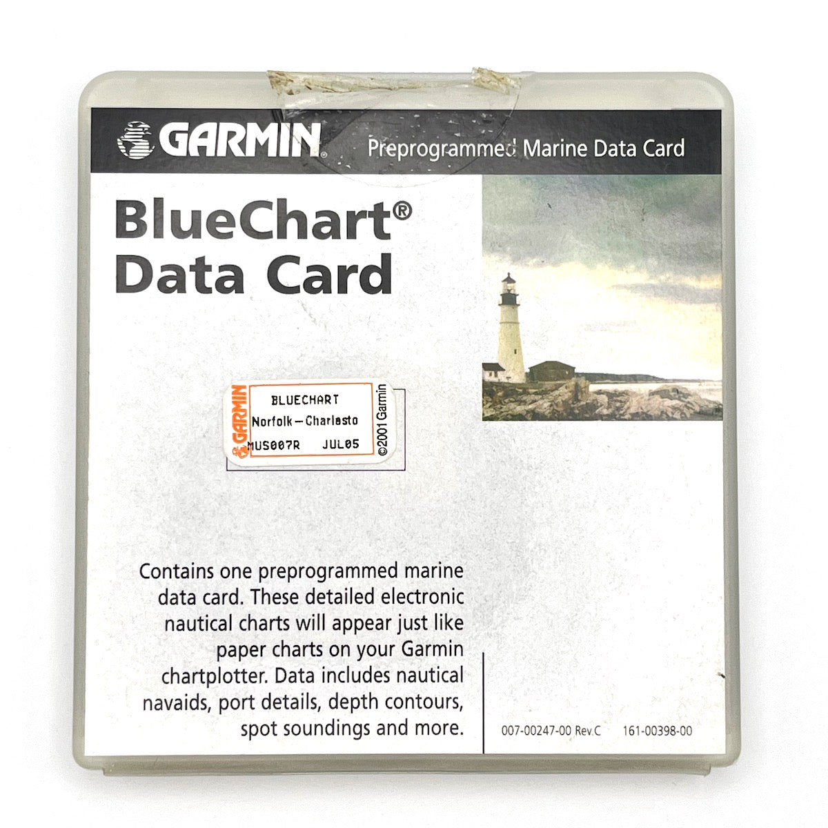 Data card BlueChart  for Garmin GPSMAP MUS007R (Norfolk - Charleston) Used