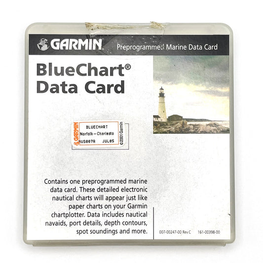 Data card BlueChart for Garmin GPSMAP MUS007R (Norfolk - Charleston) Used