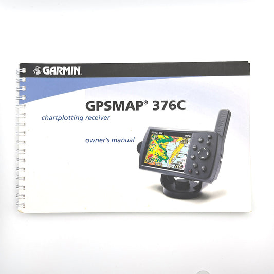 owner's manual for Garmin GPSMAP 376C (English) Used