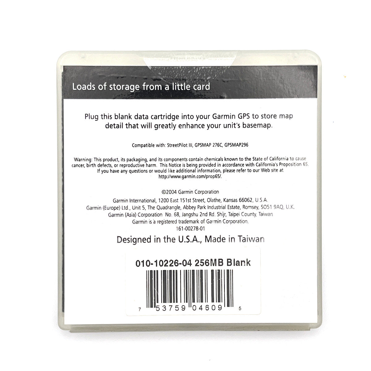 Data card for Garmin GPSMAP 256Mb New