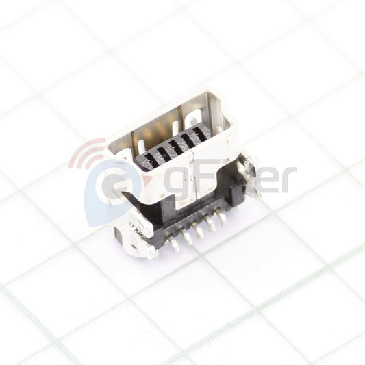 mini USB socket female 5pin 7mm angle for Garmin   Used