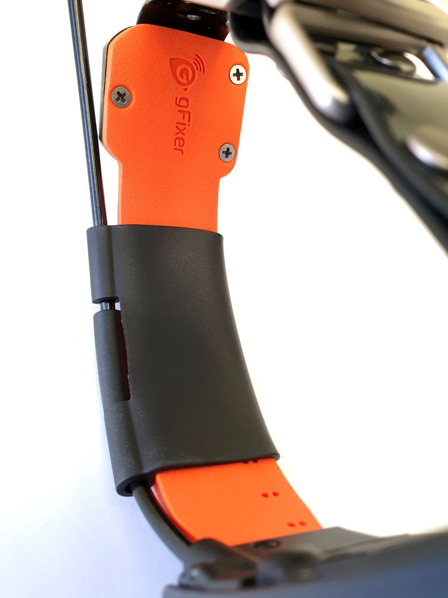 GPS antenna collar for Garmin T 5 (heavy duty orange band) New