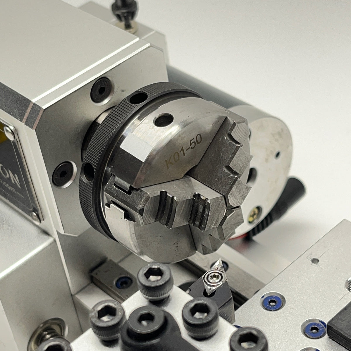 SVANFON Mini Metal Lathe Bench Lathe Hobby Precision Turning Machine