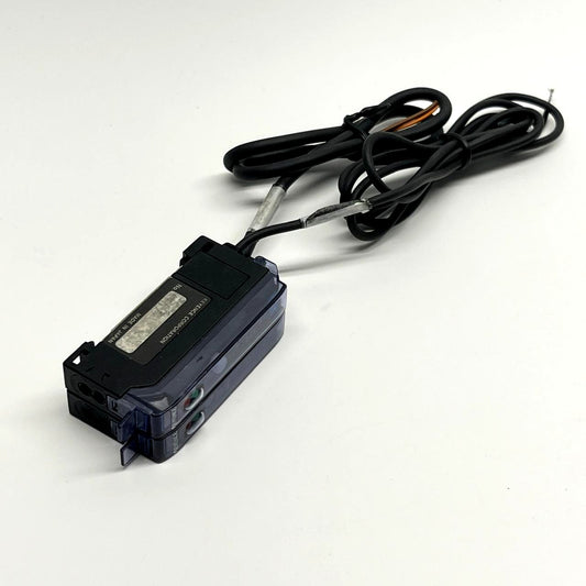 Keyence FS-M1 + FS-T2 Fiber Optic Sensor Amplifier Pair 12-24V DC