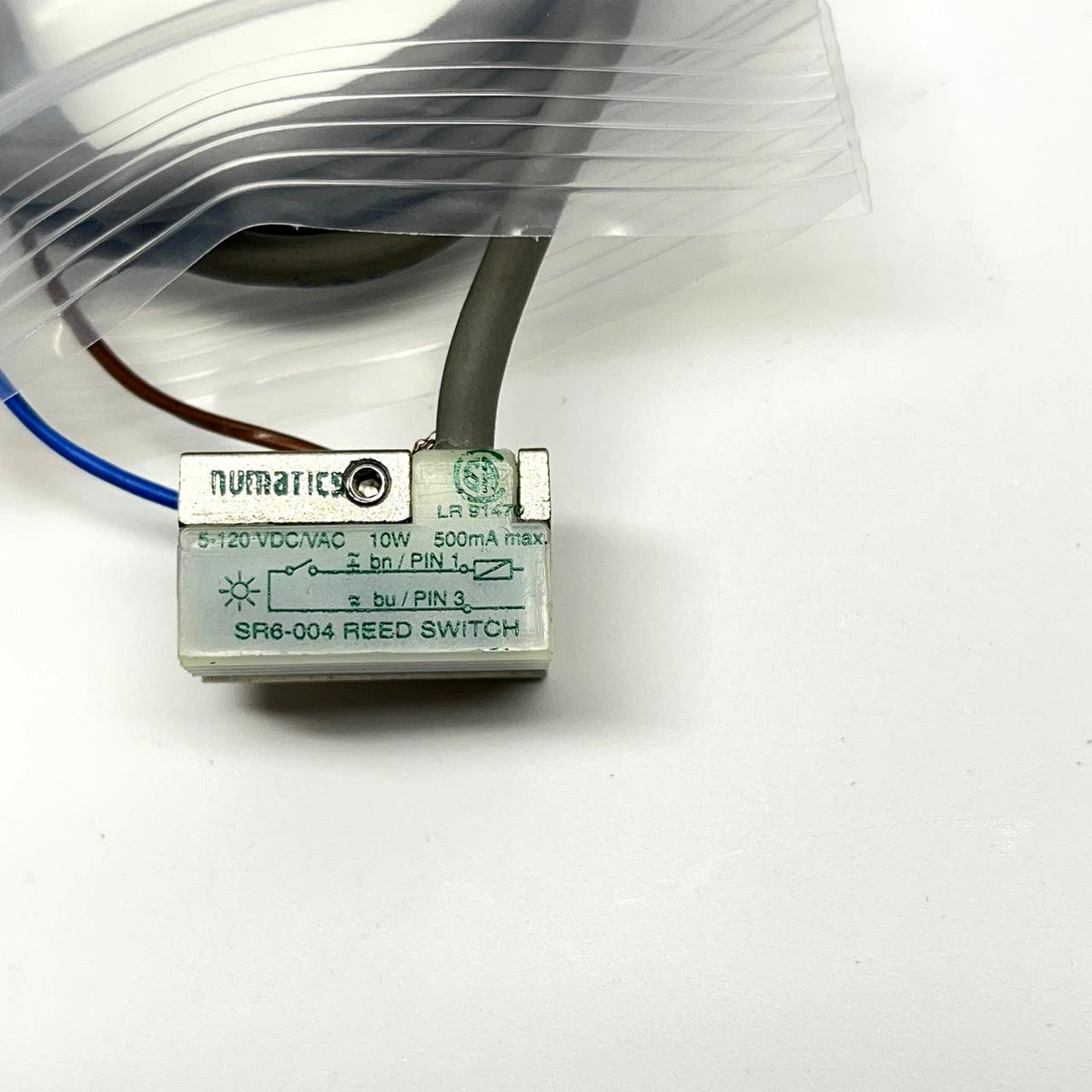 Numatics SR6-004 Reed Switch Magnetic Sensor 5-120V 500mA 1m Cable