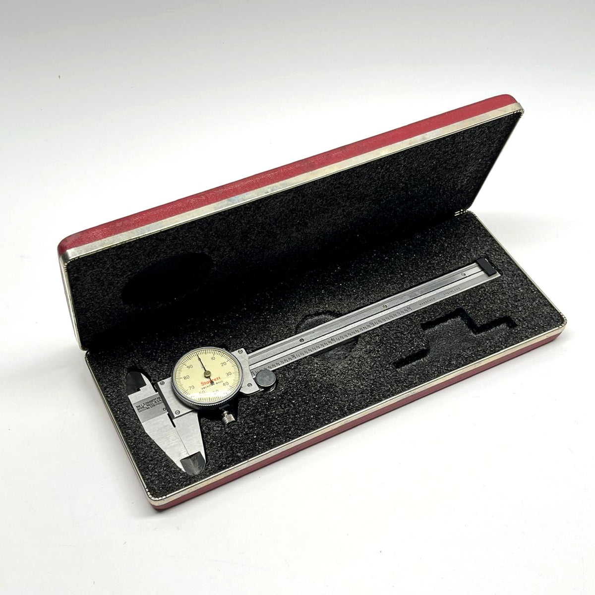 Starrett Dial Caliper No.120 6" Stainless Steel With Case