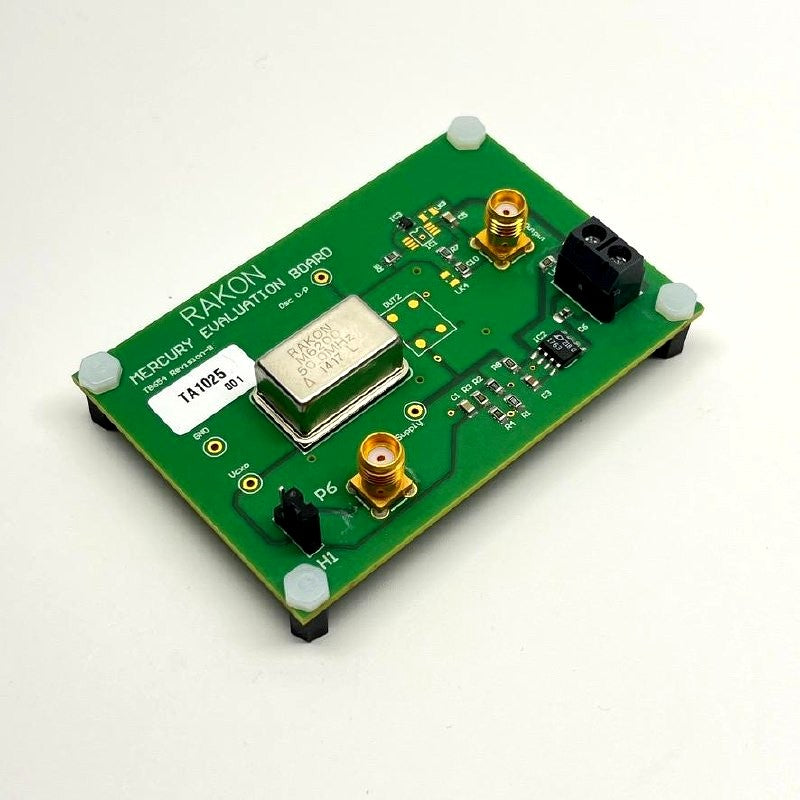 RAKON Mercury Evaluation Board TB654 w/ M6200 50.0MHz Oscillator