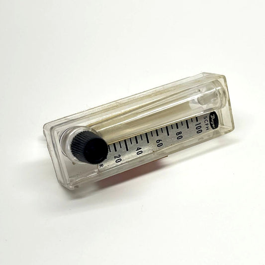 Dwyer MME-100-V Flowmeter 0-100 SCFH Air Inline Rotameter