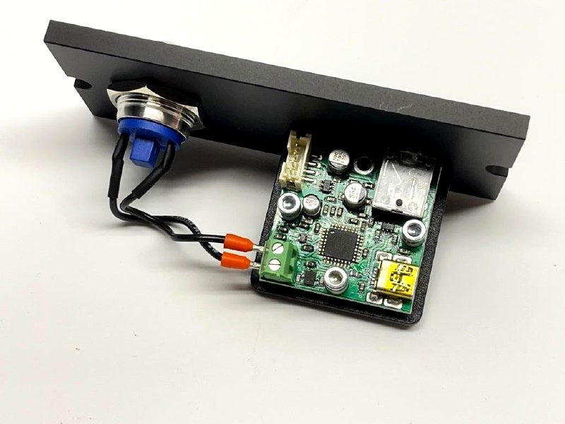 USB Audio Panel Module PCM2706 w/ DC Jack, Push Button & USB-A
