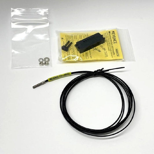 Keyence FU-35FZ Fiber Optic Sensor Probe Cable w/ Mounting Parts