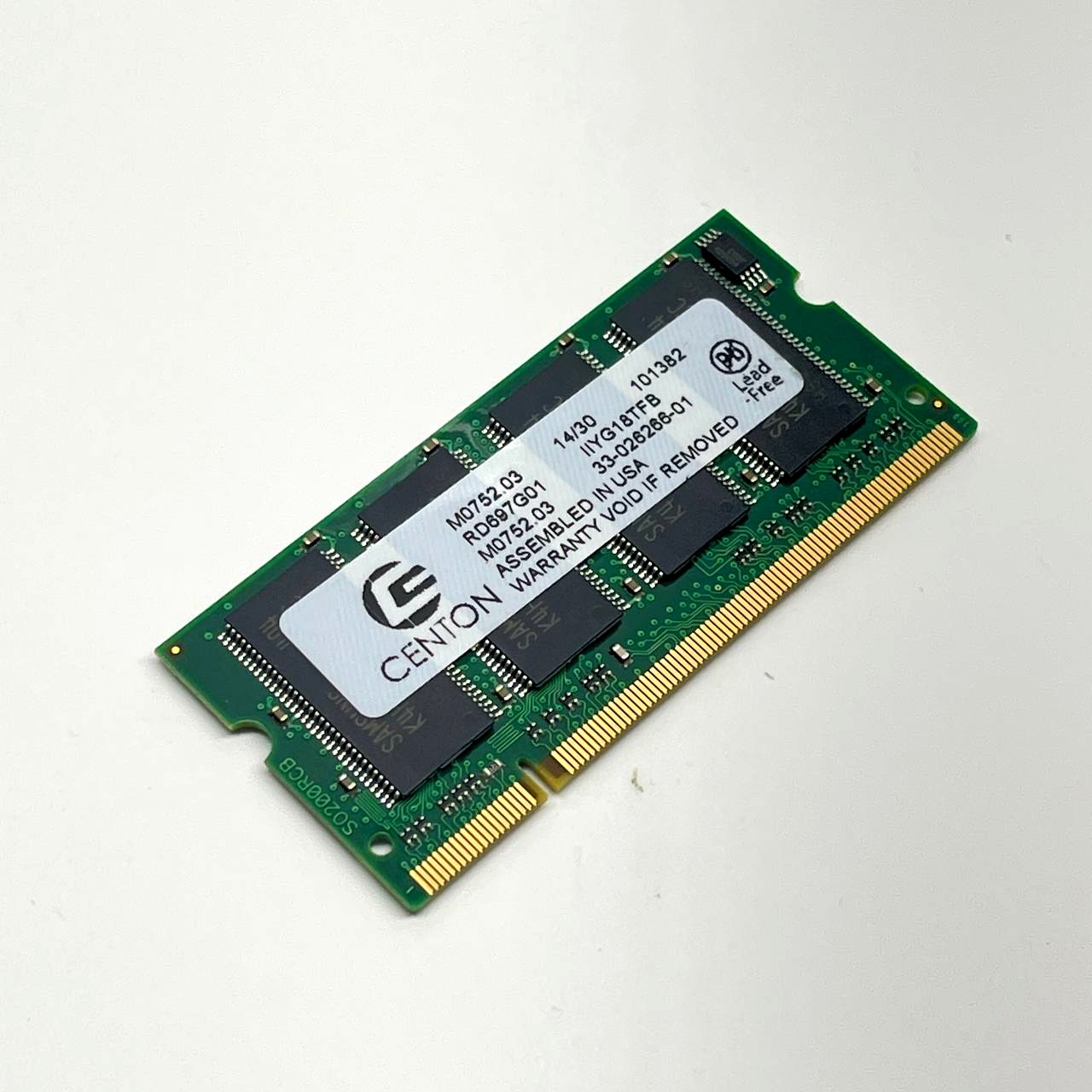 Centon M0752.03 RD697G01 SODIMM DDR3 Laptop Memory Module