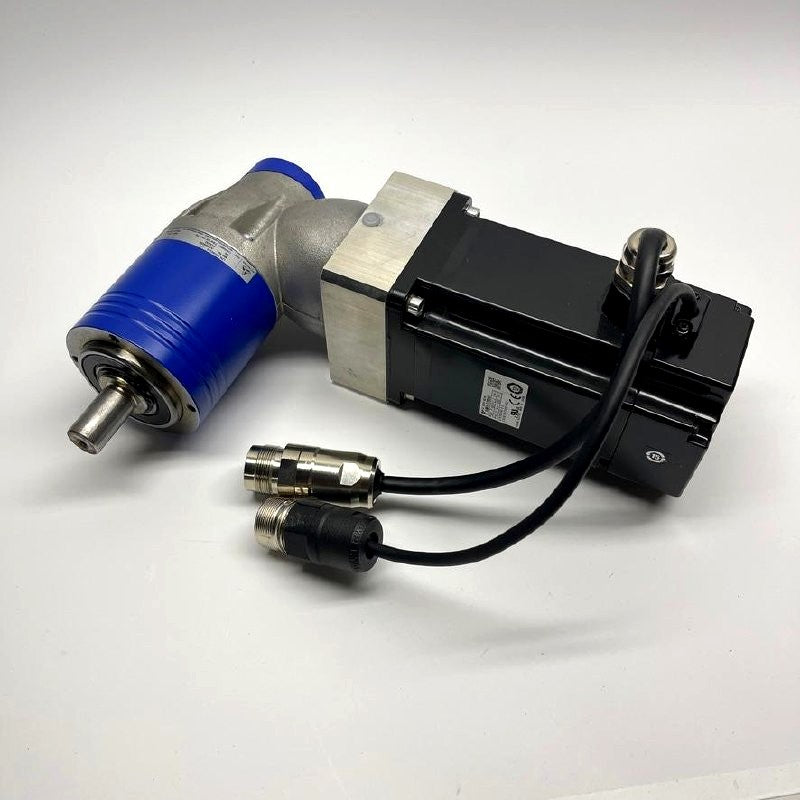 Yaskawa SGMEV-07DDA61 AC Servo Motor + Wittenstein LPK 070 Right-Angle Gearbox