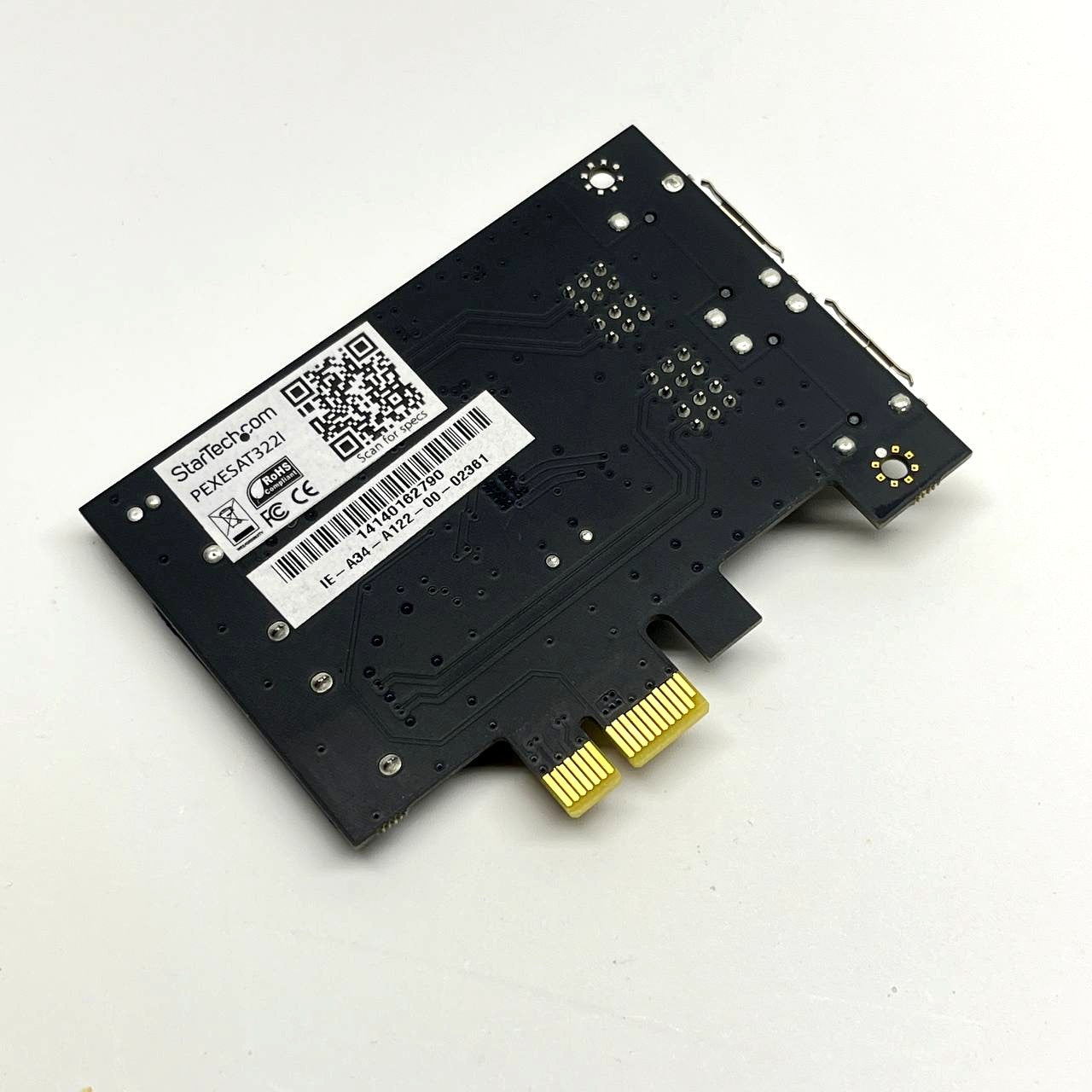 StarTech PEXESAT322I PCIe x1 2-Port eSATA Controller Card