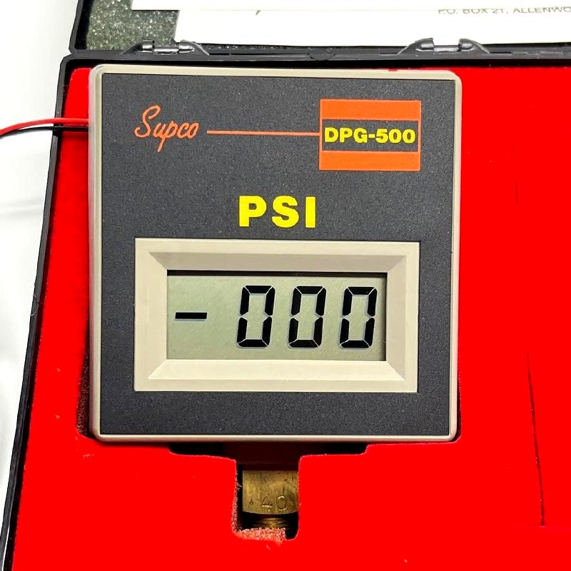 Supco DPG-500 Digital Pressure Gauge 500 PSI HVAC/R Tester