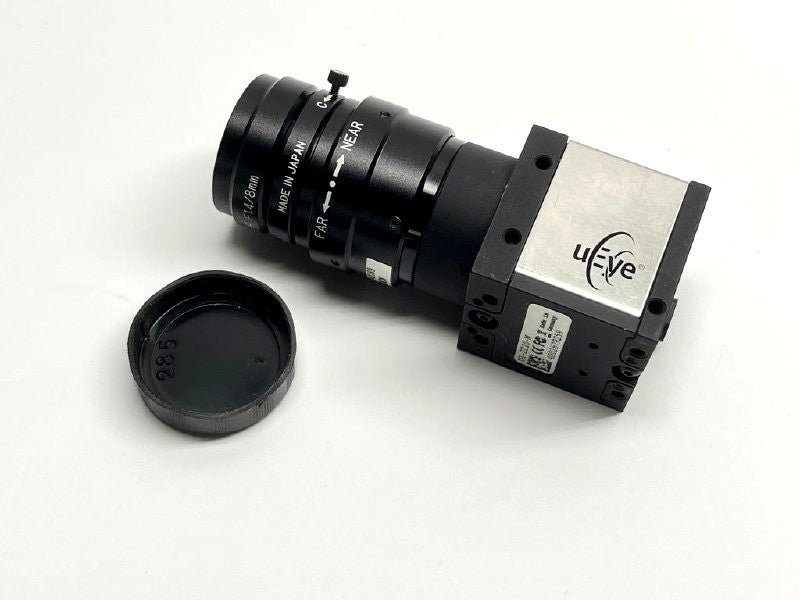 IDS uEye UI-2210-M Machine Vision Camera with 8mm F1.4 Lens - Made in Germany