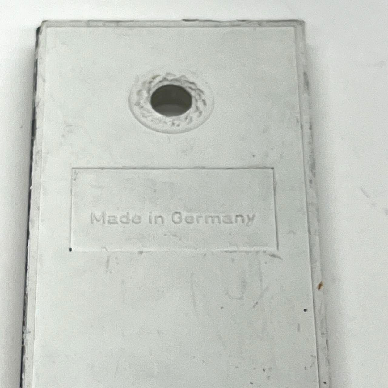 White Rectangular Prismatic Reflector Plate 150x30mm Made in Germany