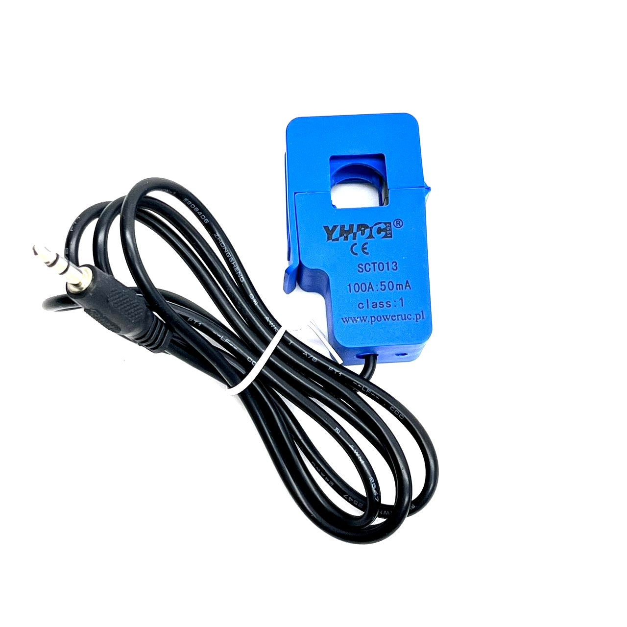 YHDC SCT013 Split-Core CT 100A:50mA Clamp Current Sensor w/ 3.5mm Jack