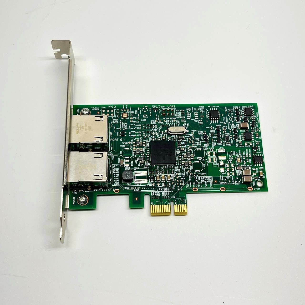 Broadcom Dual Port PCIe Ethernet Network Card 2xRJ45 45005628-00L0
