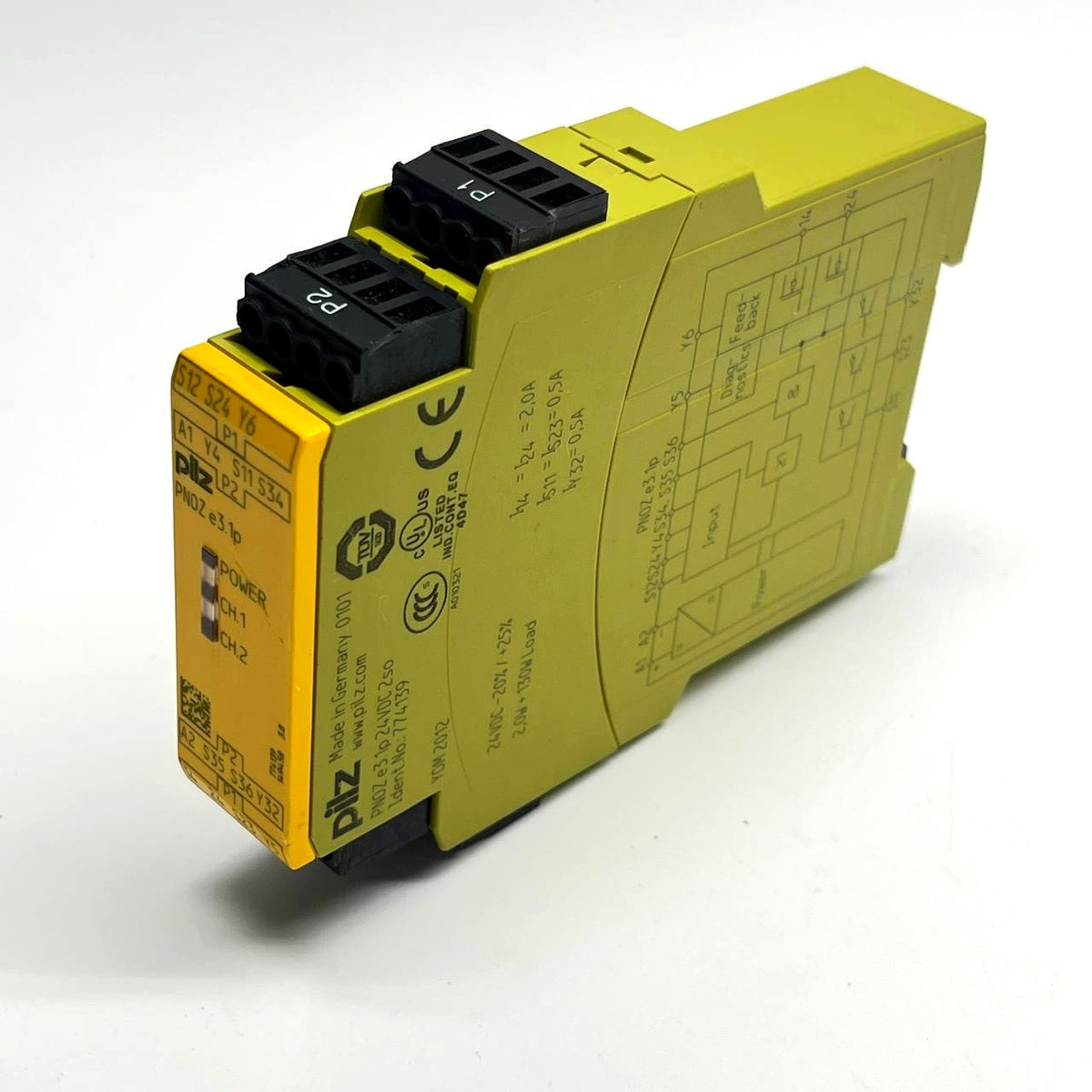 Pilz PNOZ e3.1p Safety Relay 24VDC 2SO Ident.774139 Made in Germany