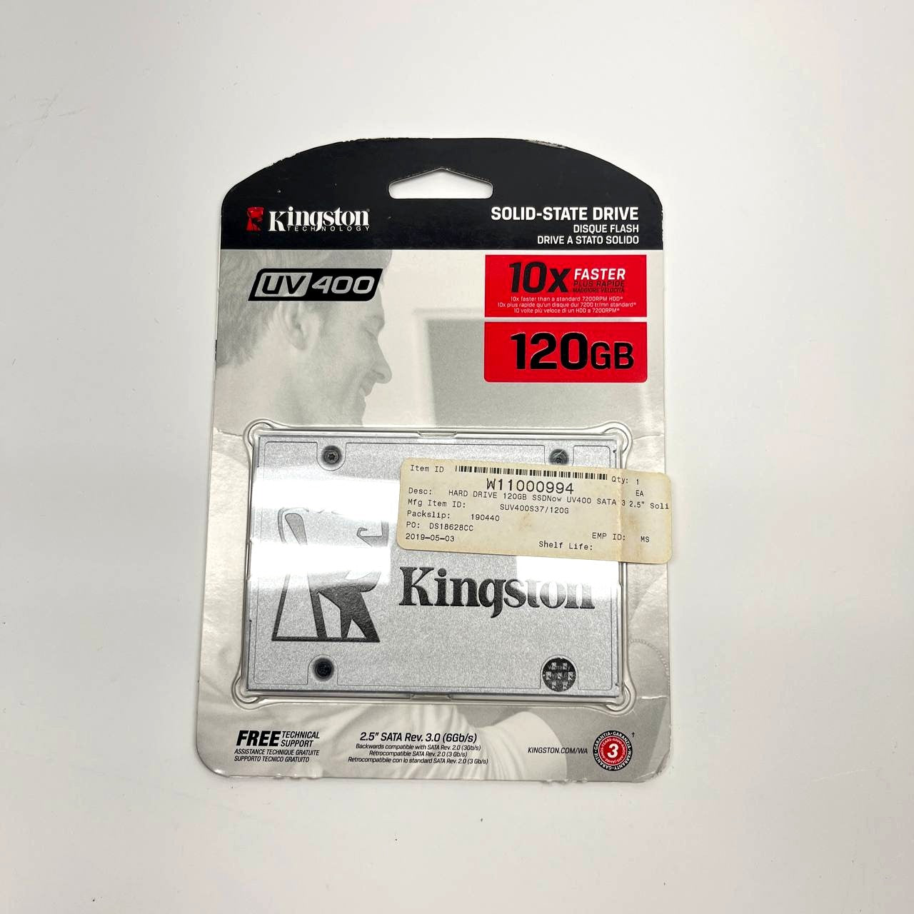Kingston UV400 120GB 2.5in SATA III SSD SUV400S37/120G