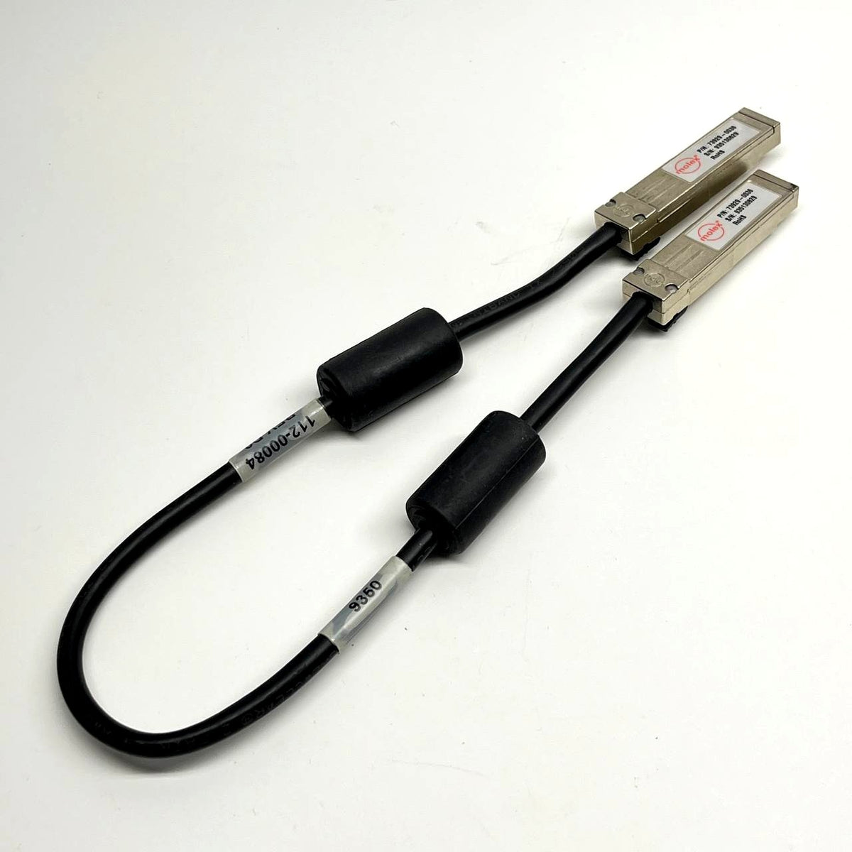 Molex 73929-0036 SFP+ Passive DAC Twinax Cable 24cm 10Gb (Used)
