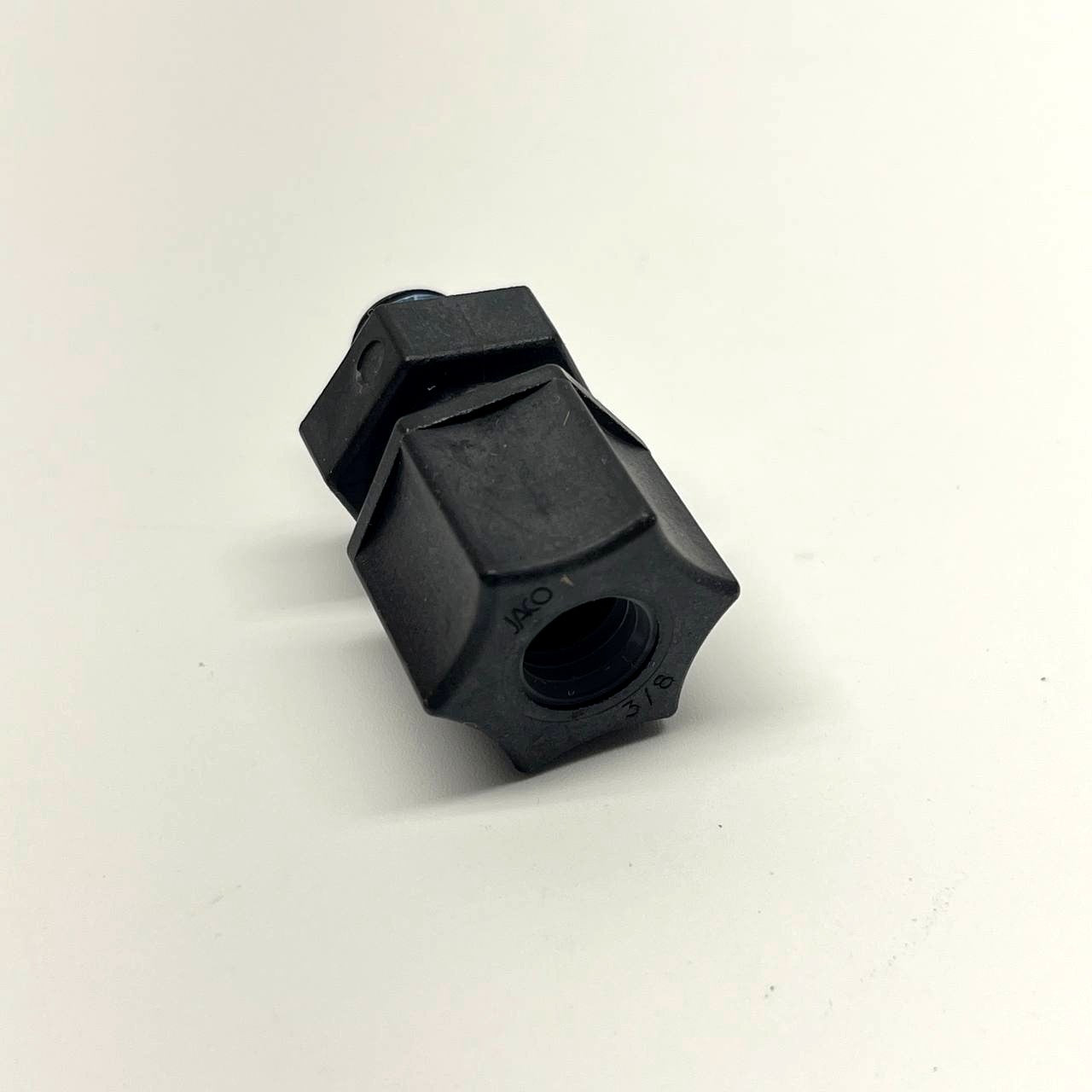 EFD 7610BP 1/8 NPTM to 3/8 Compression Adapter Black PP