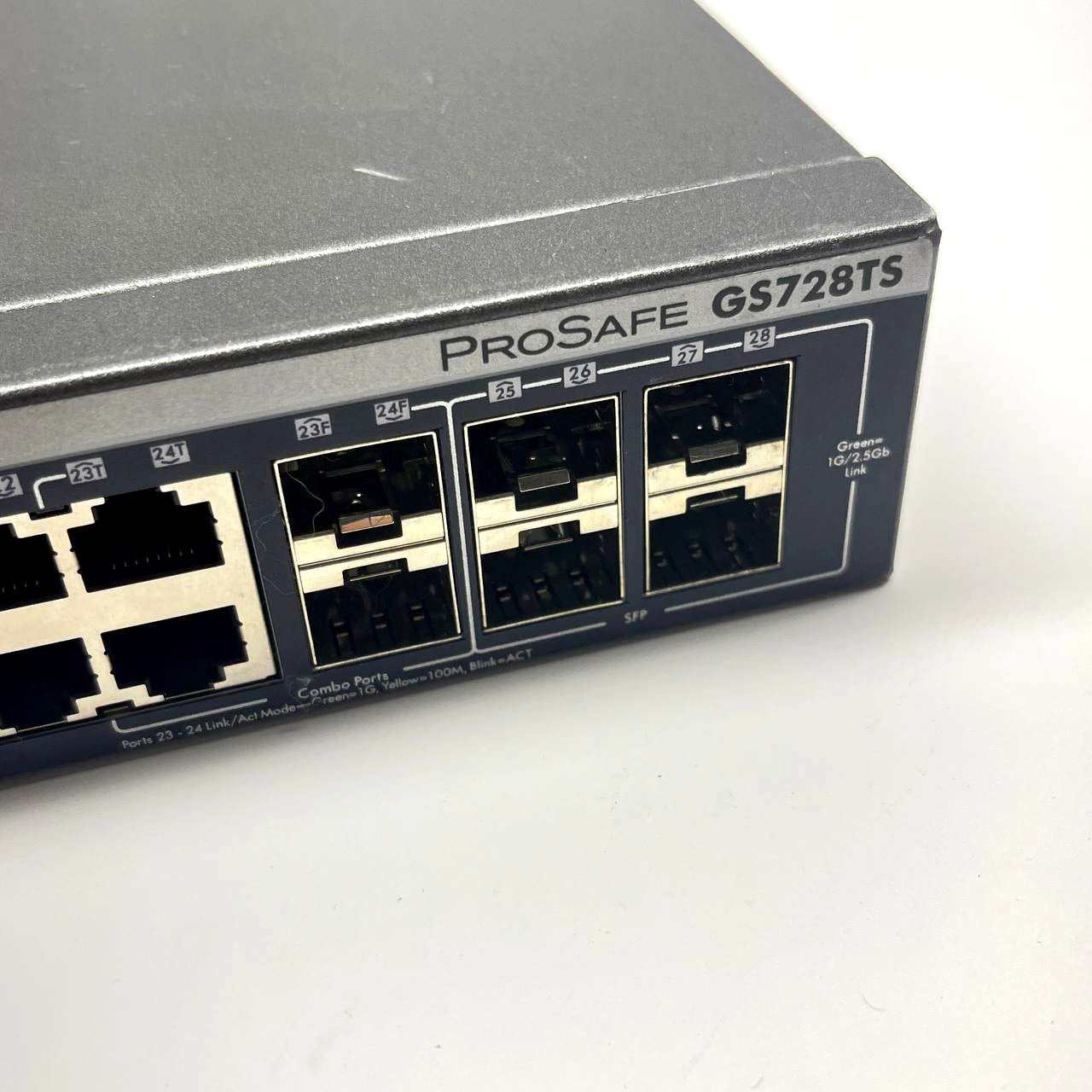NETGEAR ProSafe GS728TS 24-Port Gigabit Smart Switch w/4 SFP - Used
