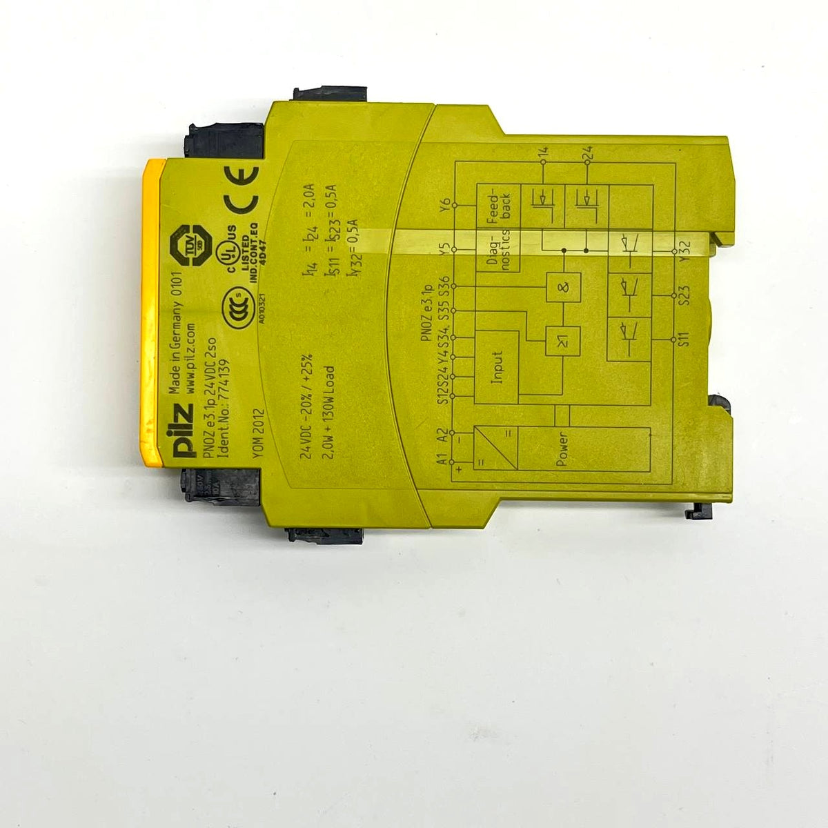 Pilz PNOZ e3.1p Safety Relay 24VDC 2SO Ident.774139 Made in Germany