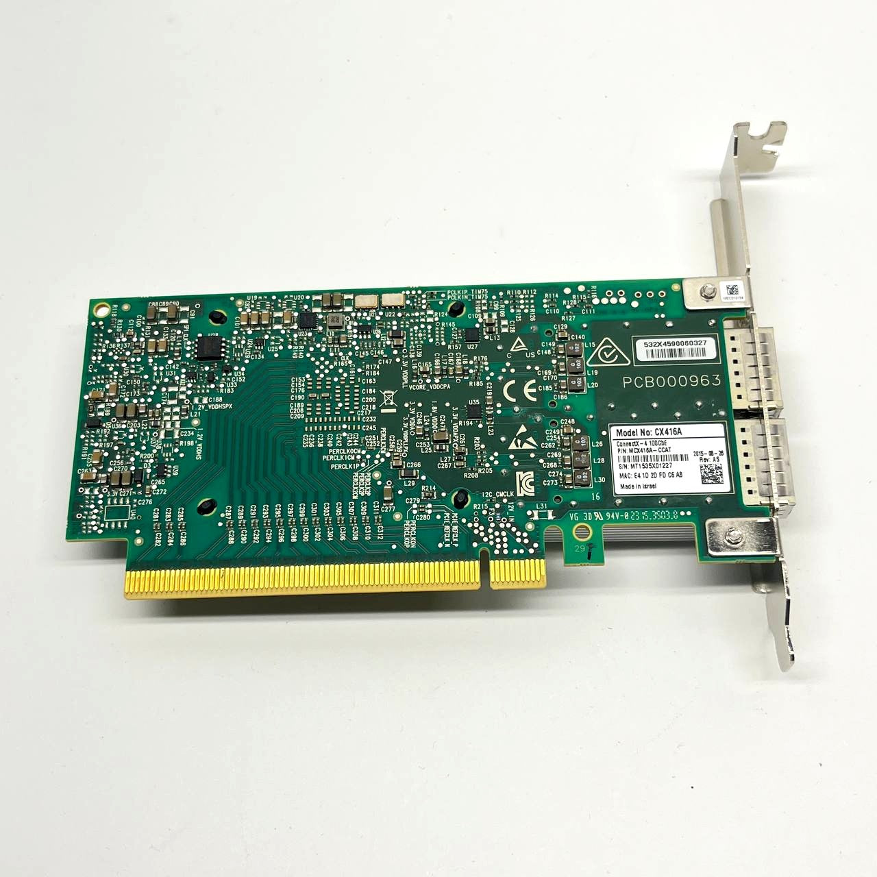 Mellanox ConnectX-4 CX416A 100GbE Dual QSFP PCIe Network Adapter