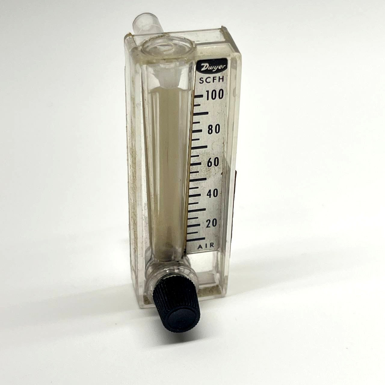 Dwyer MME-100-V Flowmeter 0-100 SCFH Air Inline Rotameter