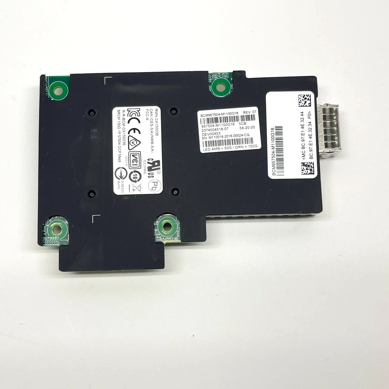 Broadcom BCM957504-M1100G16 100G QSFP28 Module Board